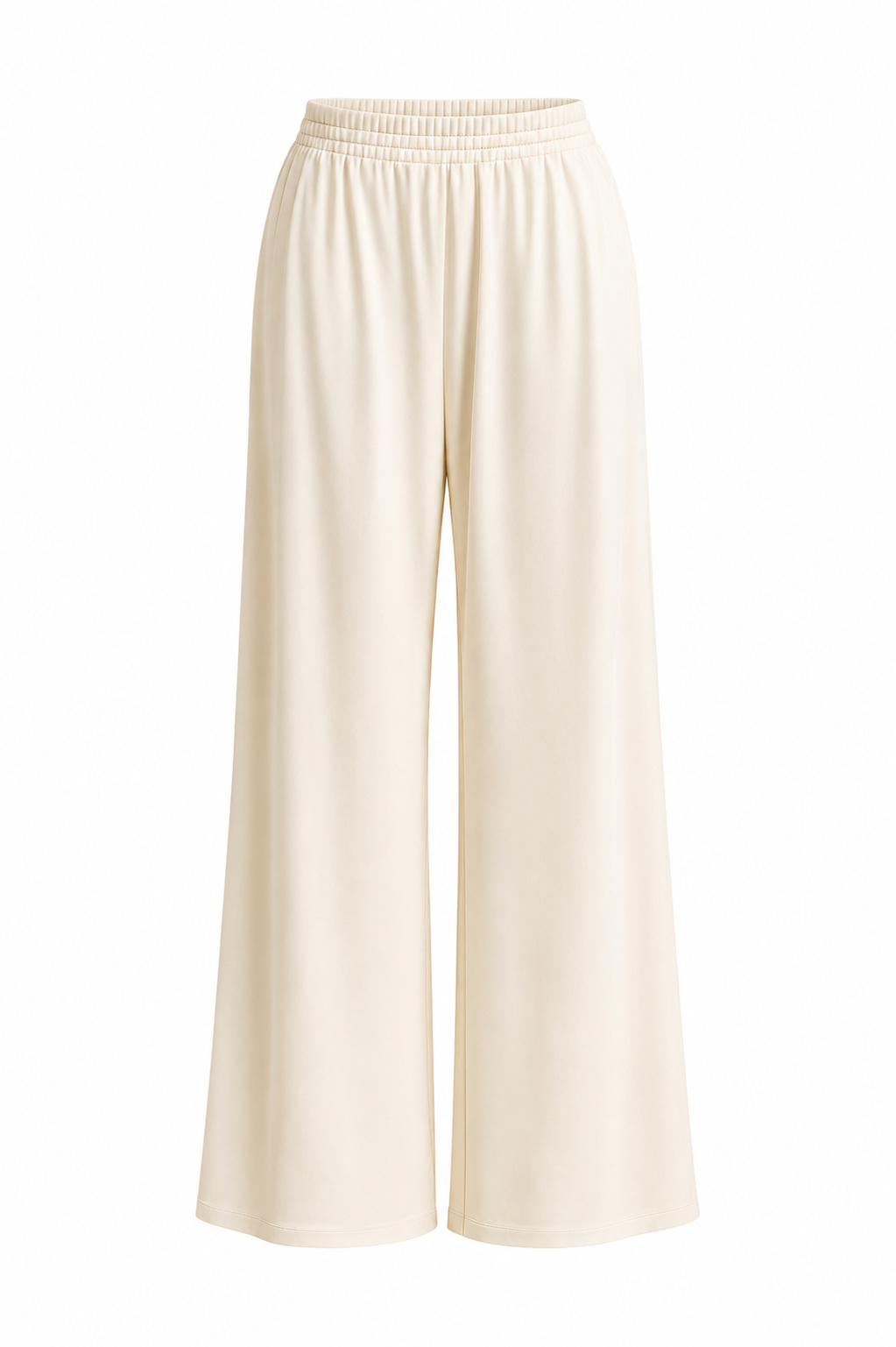 The Essential Wide Leg Pant (Cream)