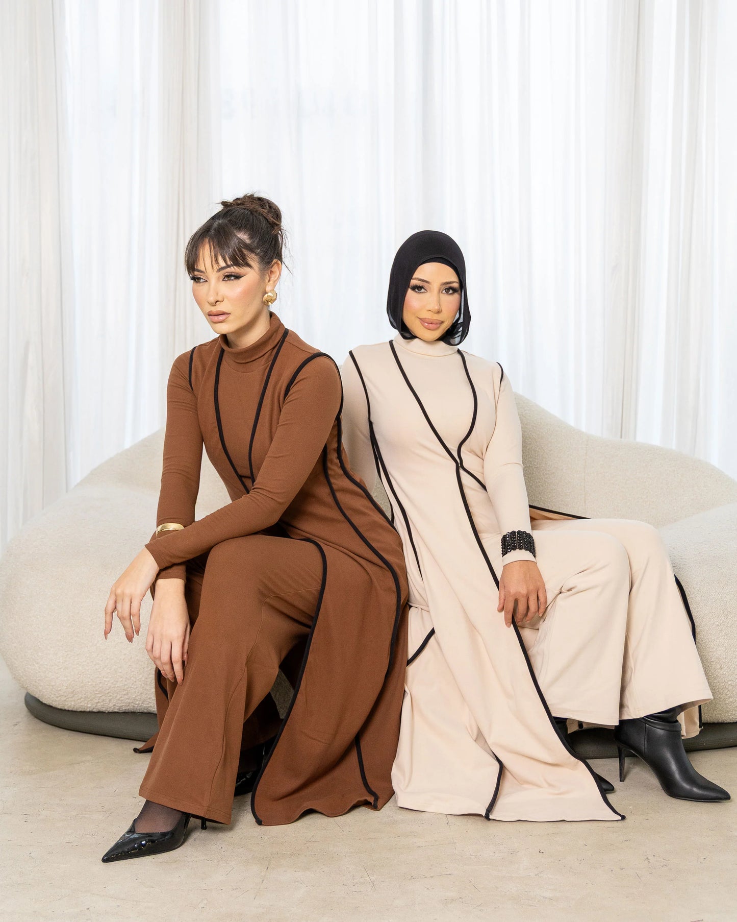 Alara 3-Piece Modest Wear Set – Cream