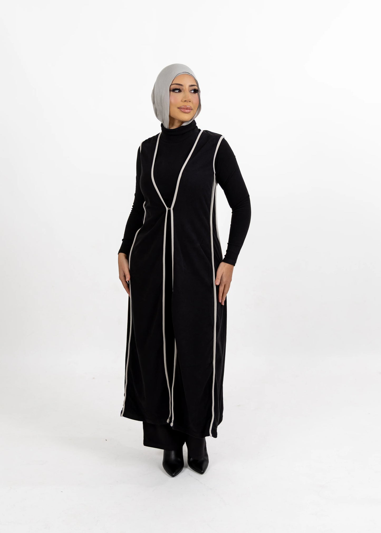 Alara 3-Piece Modest Wear Set - Black