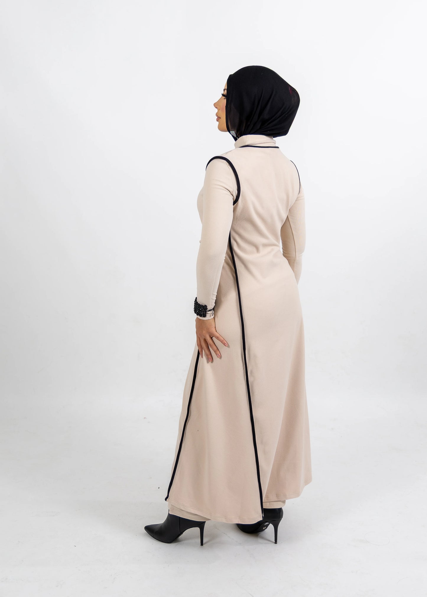 Alara 3-Piece Modest Wear Set – Cream