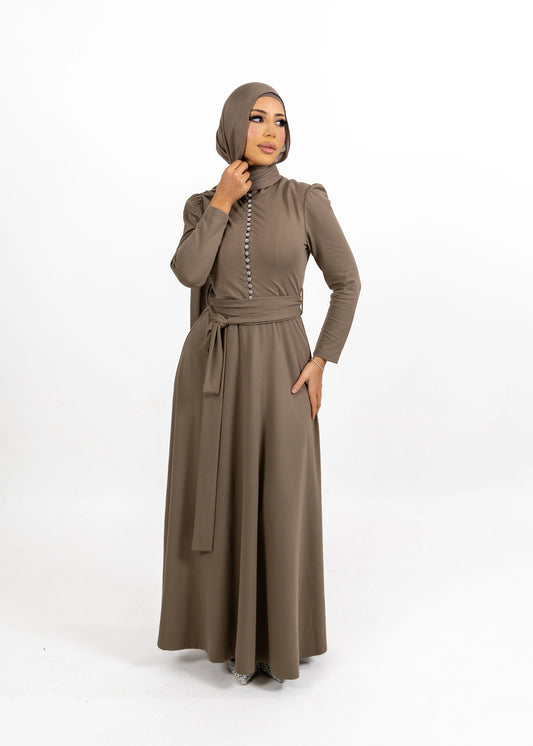 Amirah Dress - Mocha