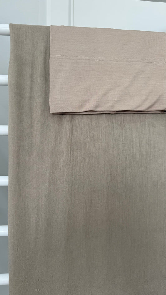 Beige Hijab Set