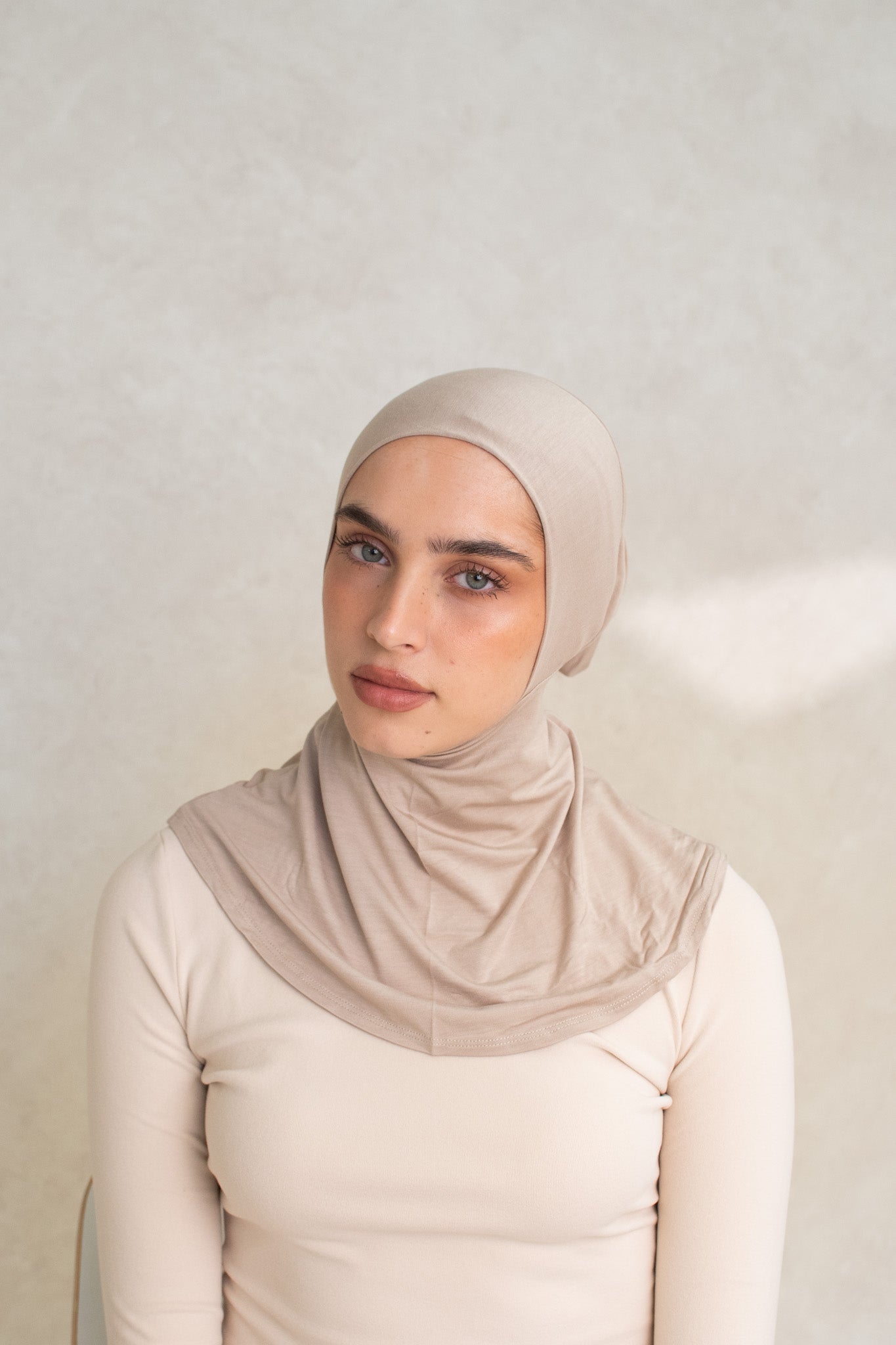 Modal Beige Hijab Set