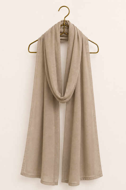 Modal Beige Hijab Set