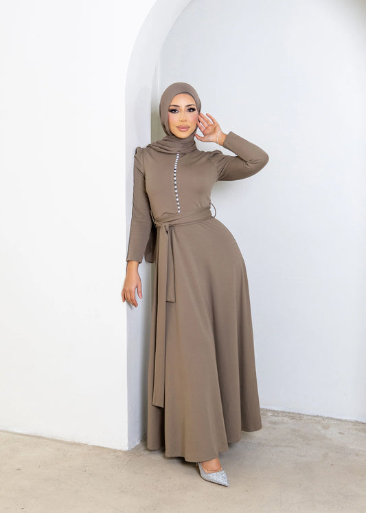 Amirah Dress - Mocha
