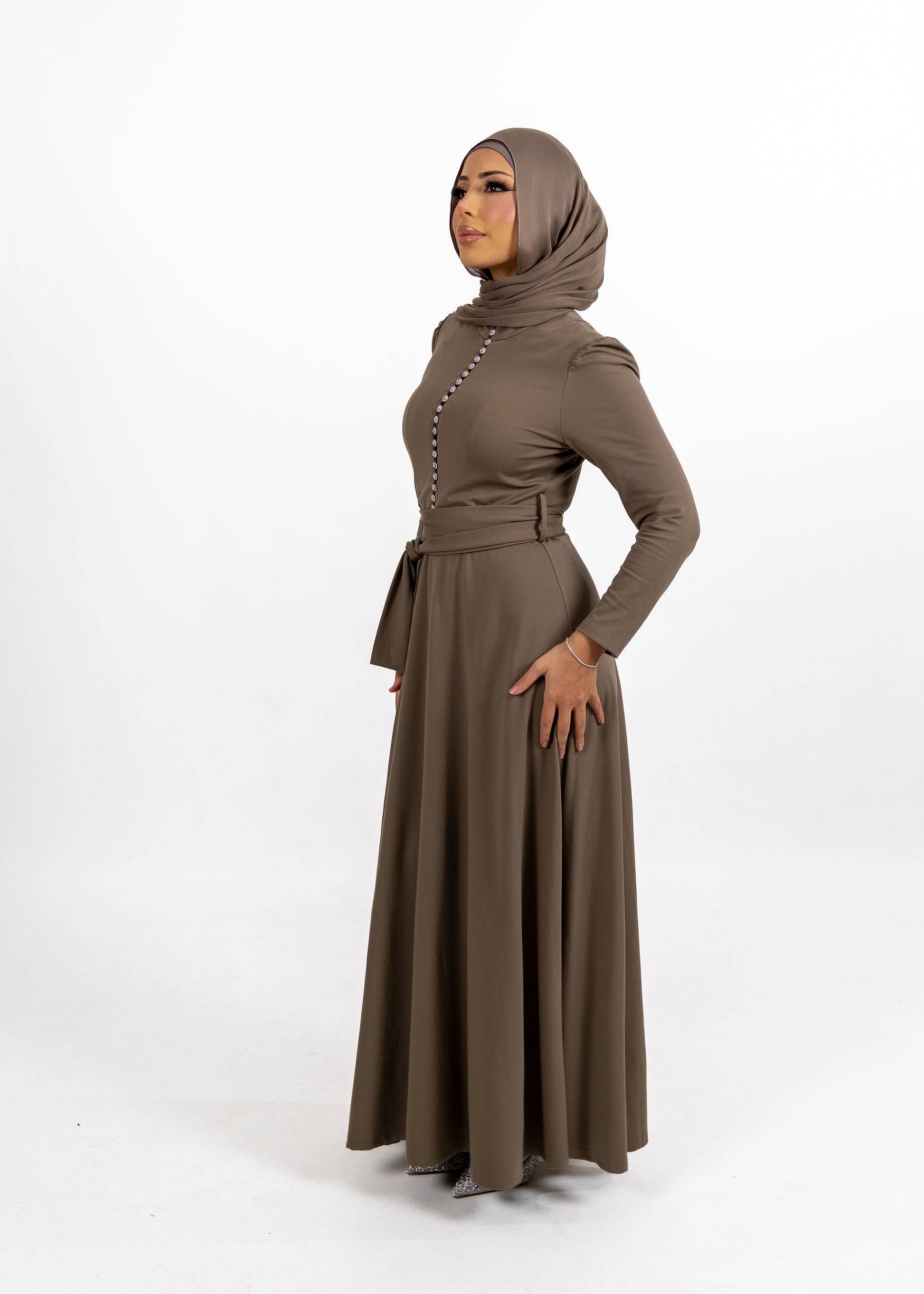 Amirah Dress - Mocha